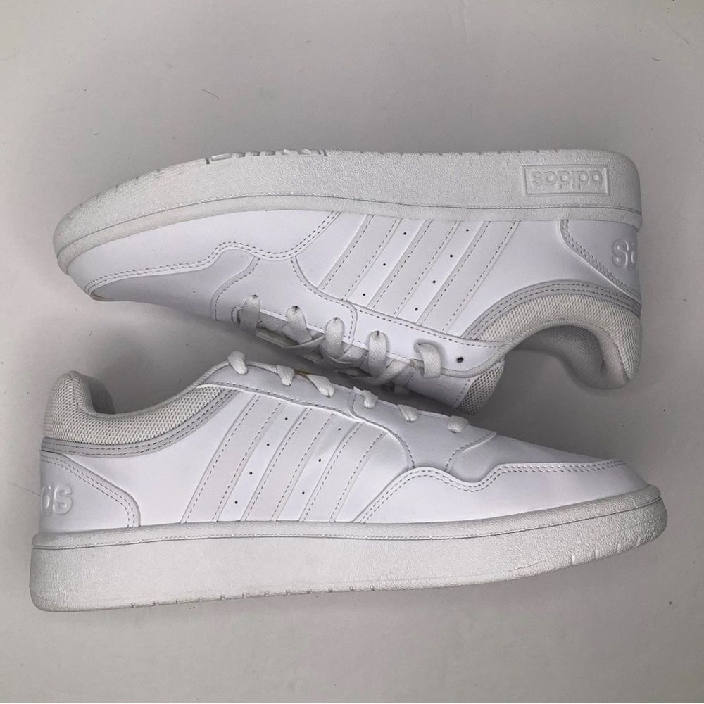 Adidas Hoops 3.0 Low Classic Vintage White Basketball Women Sneaker Shoes Sz 9.5 - Picture 8 of 9